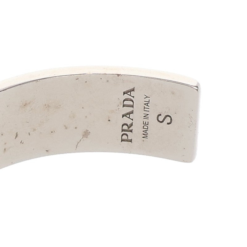 PRADA Saffiano Triangle Charm Bangle Size S