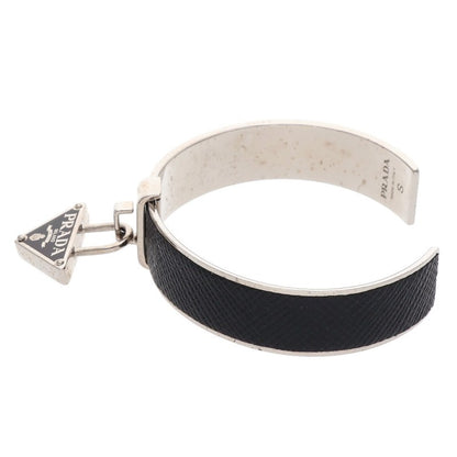 PRADA Saffiano Triangle Charm Bangle Size S