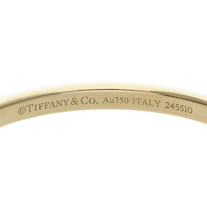 TIFFANY&Co. K18YG Tiffany Lock Narrow Bracelet Size S