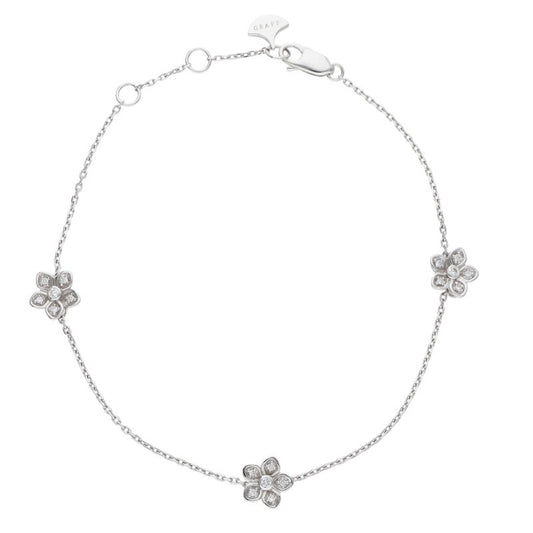 GRAFF K18WG Wildflower Petits Diamond Bracelet Size ONE SIZE