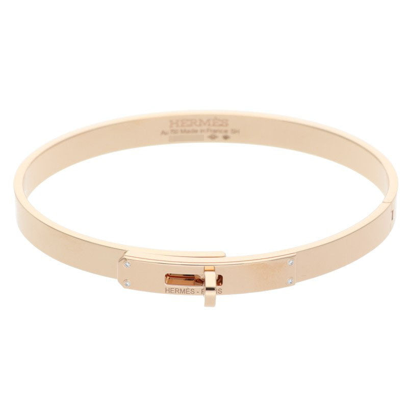HERMES Kelly PM K18PG Diamond Bracelet Size SH