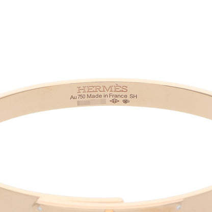 HERMES Kelly PM K18PG Diamond Bracelet Size SH