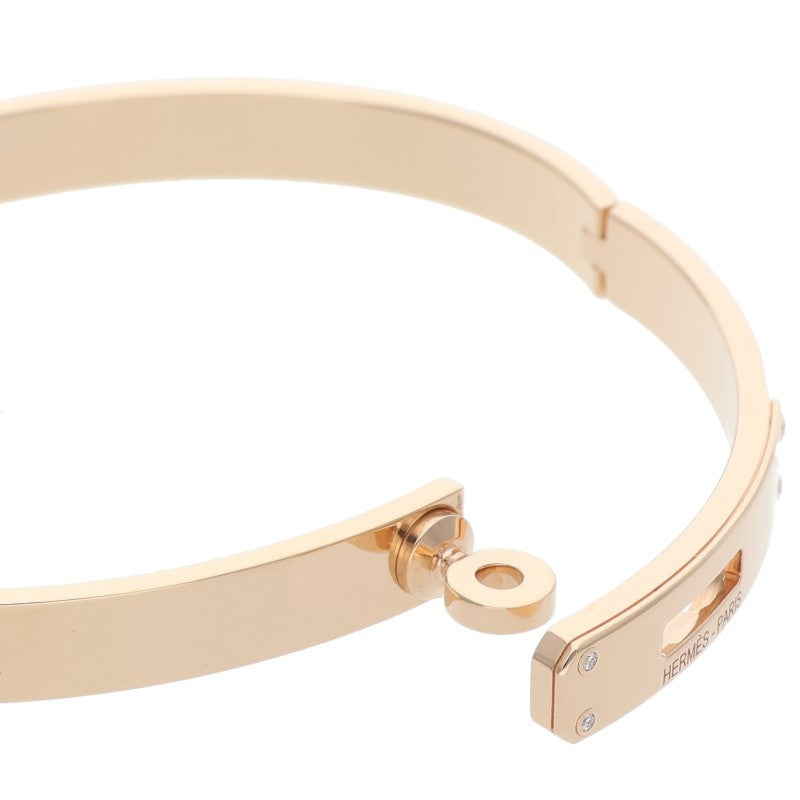 HERMES Kelly PM K18PG Diamond Bracelet Size SH