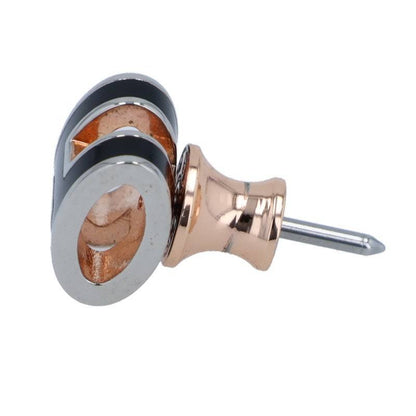HERMES Mini Pop H Pink Gold Tone & Black H Size ONE SIZE