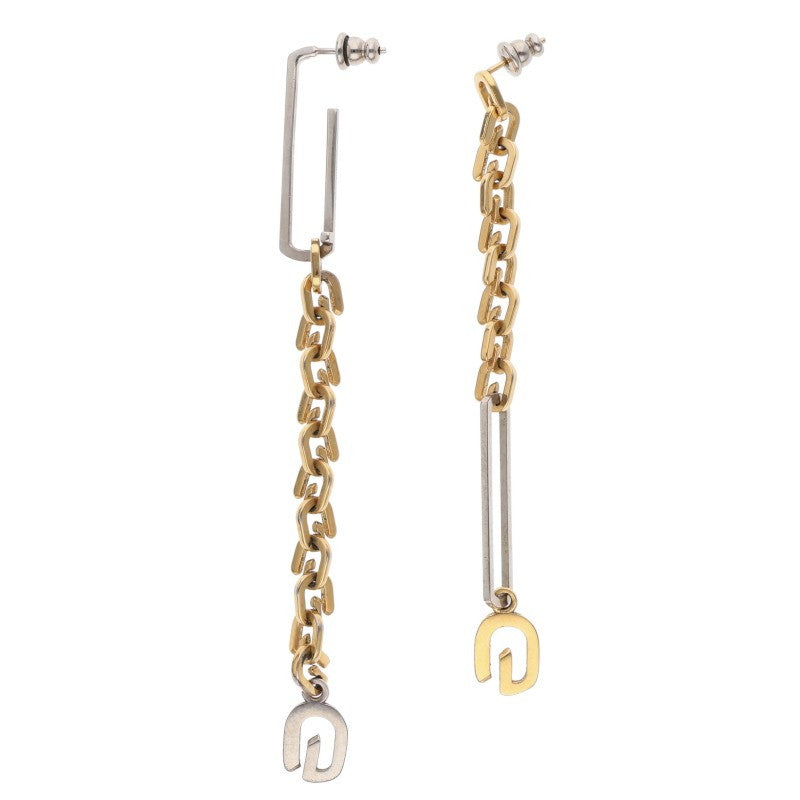 GIVENCHY G Link Asymmetrical Gold/Silver Size ONE SIZE