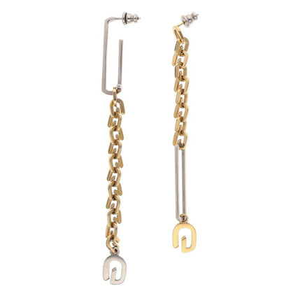 GIVENCHY G Link Asymmetrical Gold/Silver Size ONE SIZE