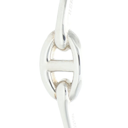 HERMES Enchainée Hoop Sterling Silver Earrings Size ONE SIZE