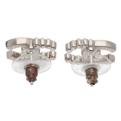 CHANEL ABD478 Coco Mark Rhinestone Earrings Size ONE SIZE