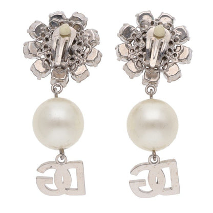 DOLCE & GABBANA Rhinestone Logo Bijou Clip-On Size ONE SIZE