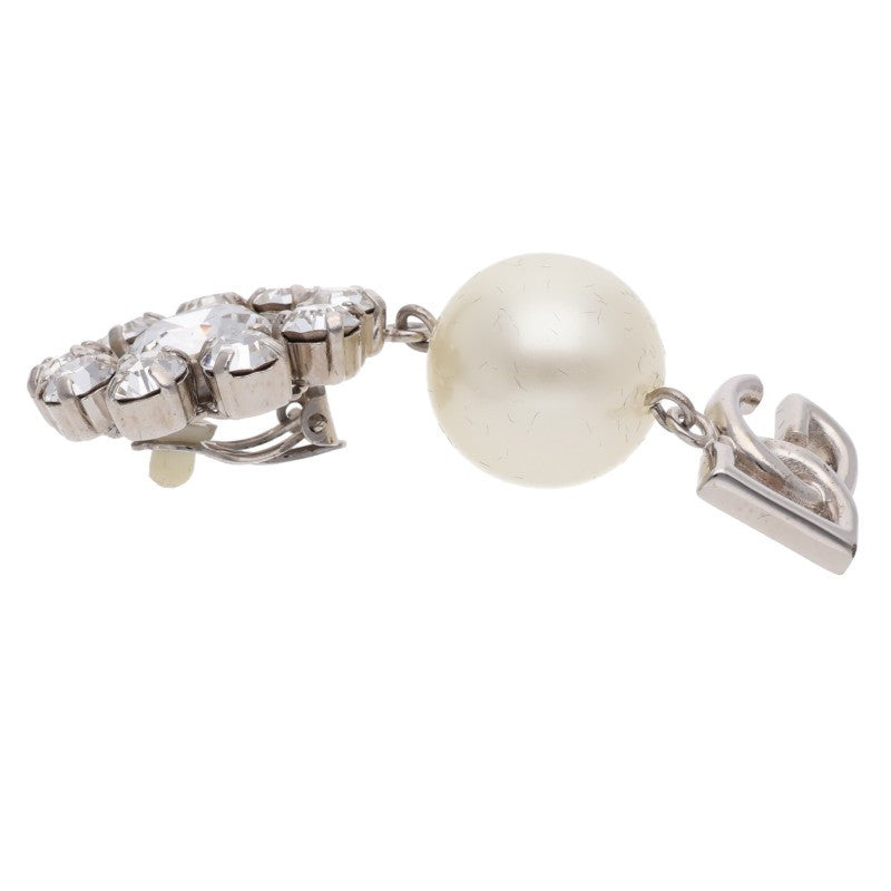 DOLCE & GABBANA Rhinestone Logo Bijou Clip-On Size ONE SIZE