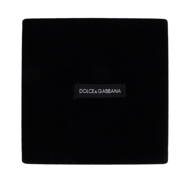 DOLCE & GABBANA Rhinestone Logo Bijou Clip-On Size ONE SIZE