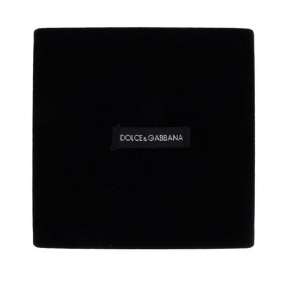 DOLCE & GABBANA Rhinestone Logo Bijou Clip-On Size ONE SIZE