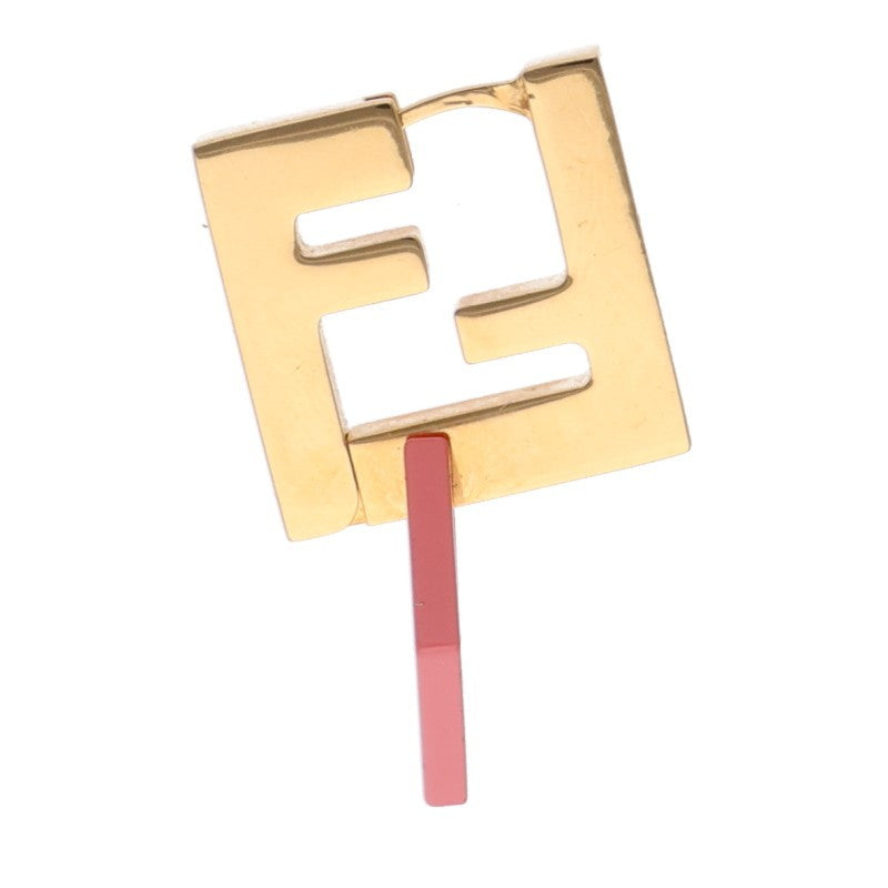 FENDI Forever FF Logo Gold & Pink Drop Size ONE SIZE