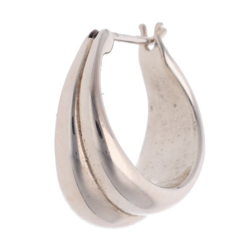 Georg Jensen CURVE Sterling Silver Earrings Size ONE SIZE