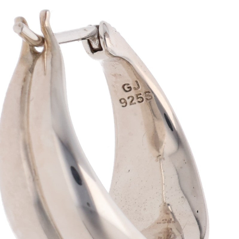 Georg Jensen CURVE Sterling Silver Earrings Size ONE SIZE