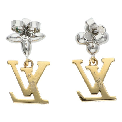 LOUISVUITTON LV Monogram Flower Zircon Pendant Size ONE SIZE
