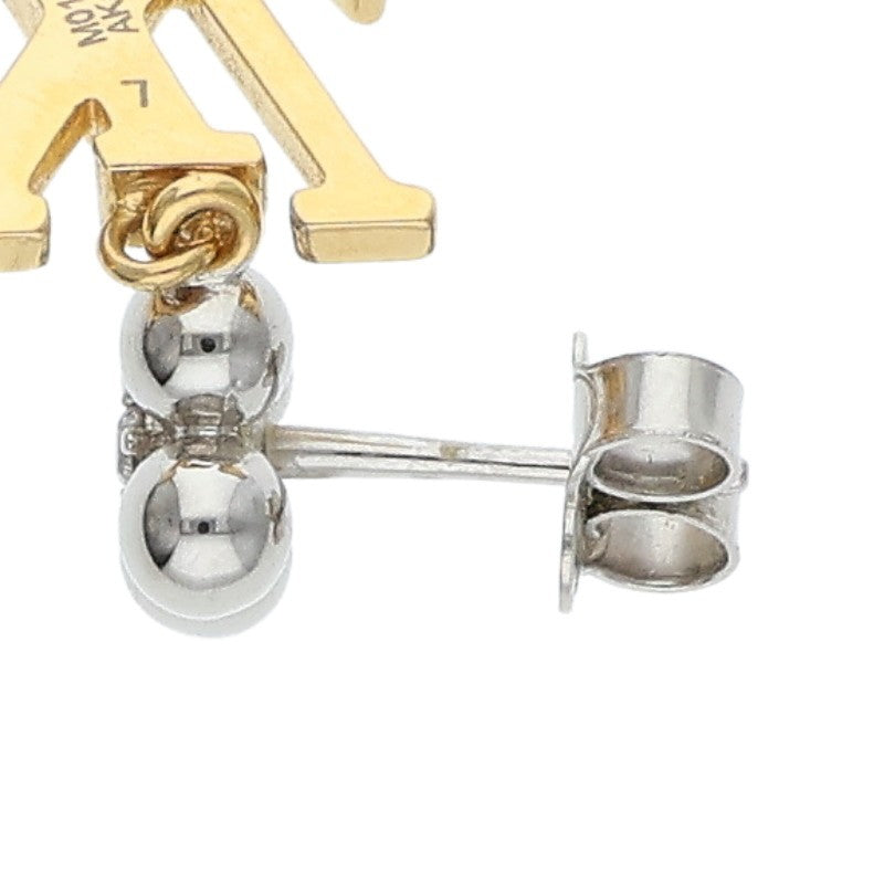 LOUISVUITTON LV Monogram Flower Zircon Pendant Size ONE SIZE