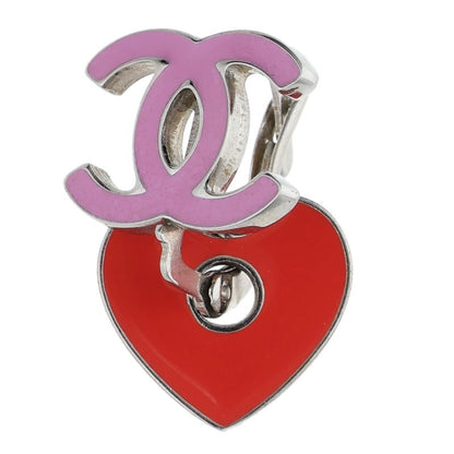 CHANEL Coco Mark Heart Motif Single Earring Size ONE SIZE