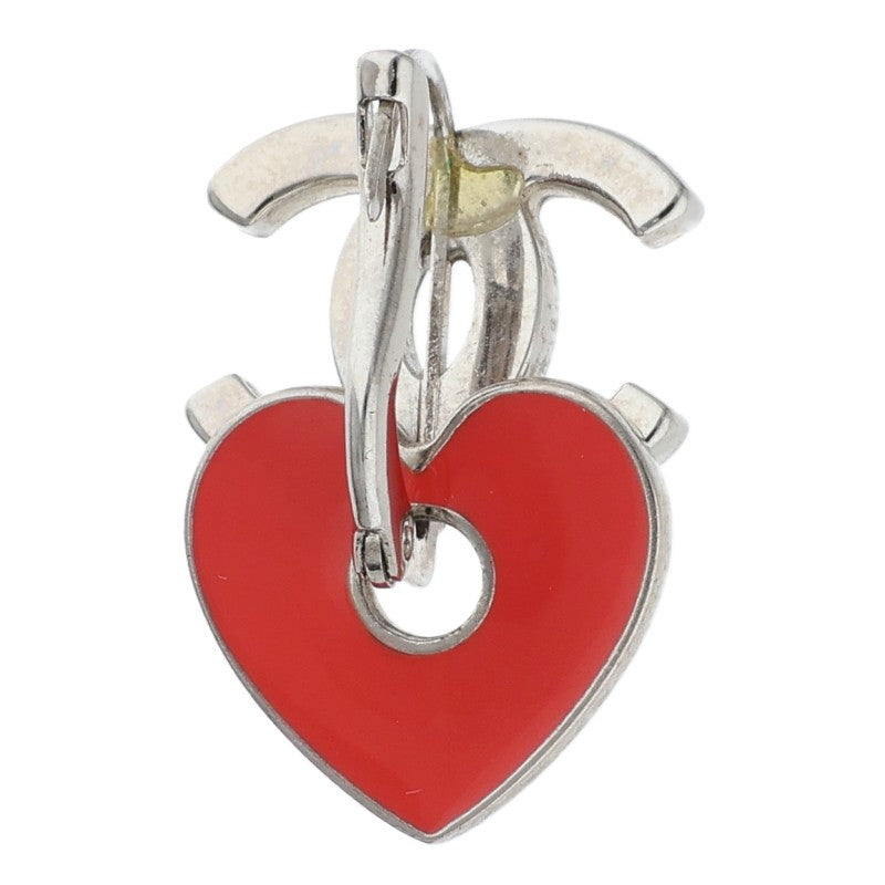 CHANEL Coco Mark Heart Motif Single Earring Size ONE SIZE