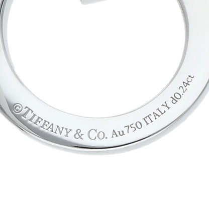 TIFFANY&Co. T One Open Hoop 18K White Gold Size ONE SIZE