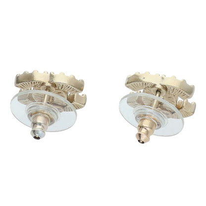 CHANEL Coco Mark Bijou Design Earrings Gold Size ONE SIZE