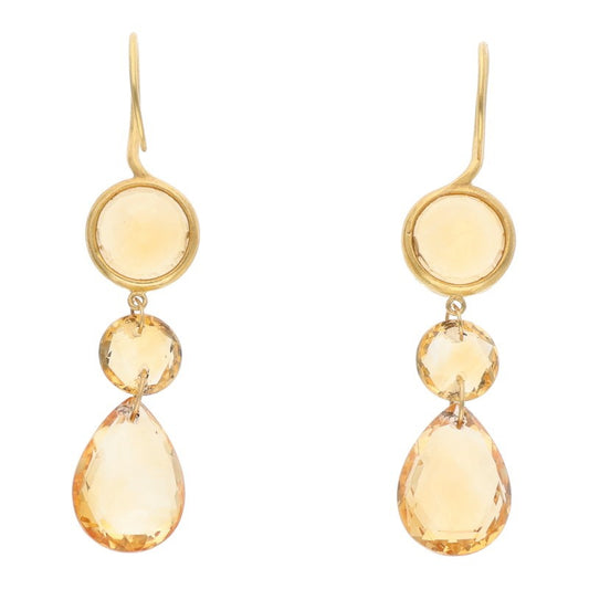 Marie-HelenedeTaillac 20K Stone Earrings Size ONE SIZE