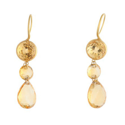 Marie-HelenedeTaillac 20K Stone Earrings Size ONE SIZE