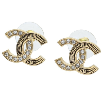 CHANEL Coco Mark Earrings Size ONE SIZE