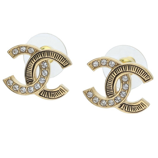 CHANEL Coco Mark Earrings Size ONE SIZE