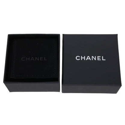 CHANEL Color Stone CC Mark Earrings Gold Blue Size ONE SIZE