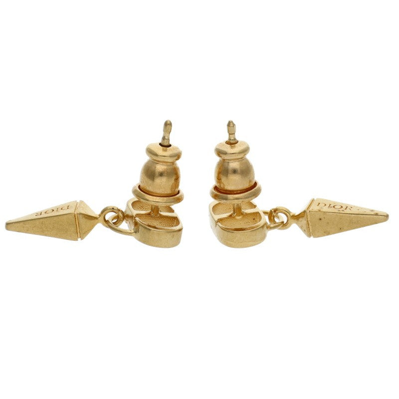 Christian Dior CD Spike Earrings Gold Size ONE SIZE