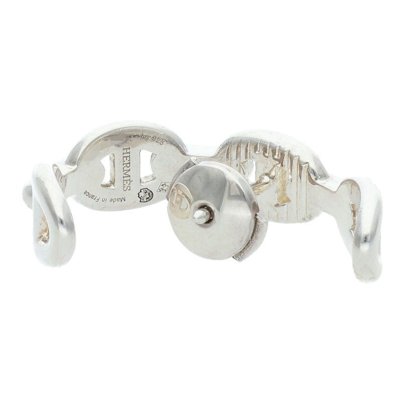 HERMES Enchainée Sterling Silver Single Size ONE SIZE