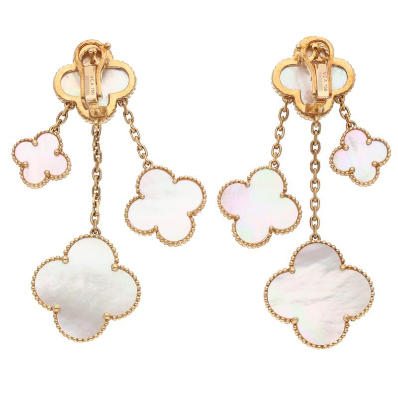 VANCLEEF & ARPELS Magic Alhambra 18K YG MOP Size ONE SIZE