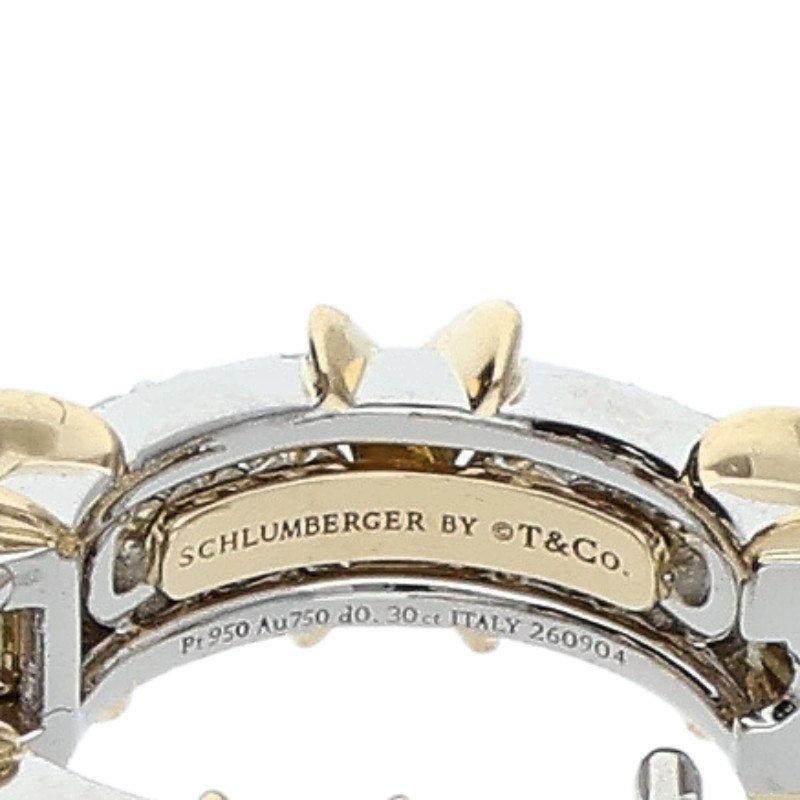 TIFFANY&Co. Schlumberger 16 Stone YG Earrings Size ONE SIZE