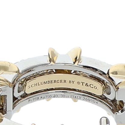 TIFFANY&Co. Schlumberger 16 Stone YG Earrings Size ONE SIZE