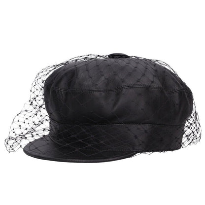 Christian Dior Lamb Leather Casquette Hat Size ONE SIZE