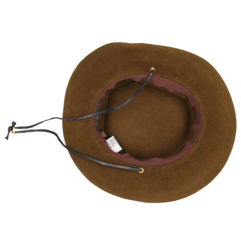 KIJIMA TAKAYUKI Rabbit Hair Felt Hat Brown Size ONE SIZE