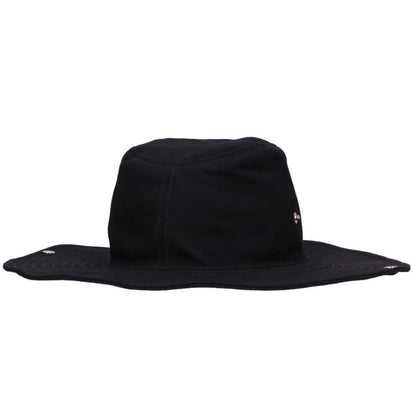 miumiu Black Cotton Western Hat Size ONE SIZE