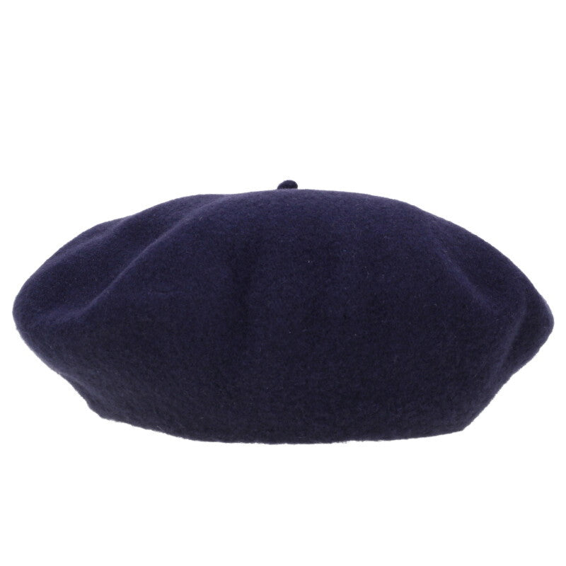 Maison Margiela Wool Beret Hat Navy Size S