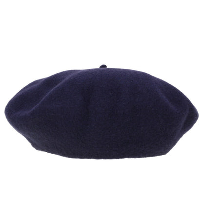 Maison Margiela Wool Beret Hat Navy Size S