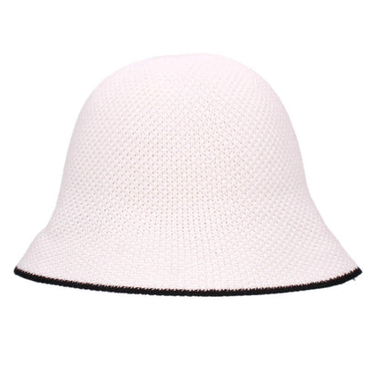 CHANEL Coco Mark Leather Patch Cloche Hat Size ONE SIZE