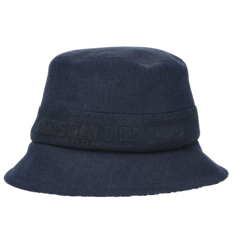 Christian Dior Navy Denim Bucket Hat Size 57