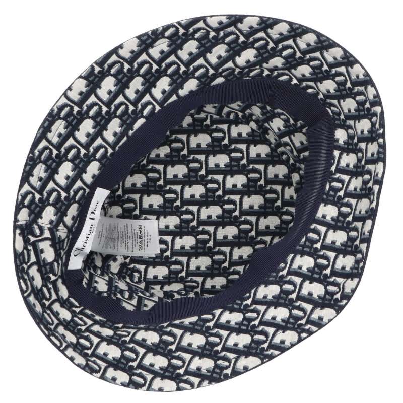 Christian Dior Navy Denim Bucket Hat Size 57