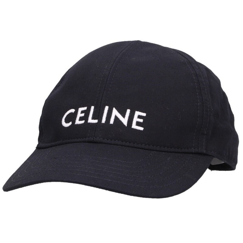 CELINE Cotton Logo Embroidered Cap Size ONE SIZE