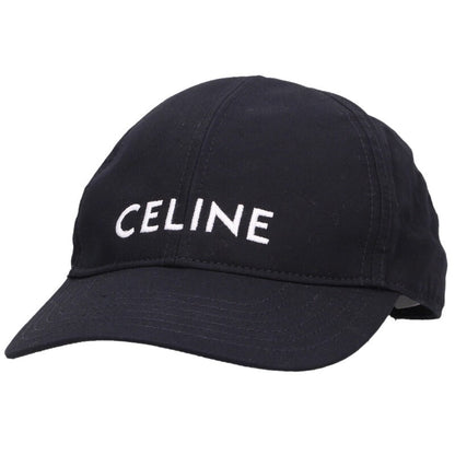 CELINE Cotton Logo Embroidered Cap Size ONE SIZE