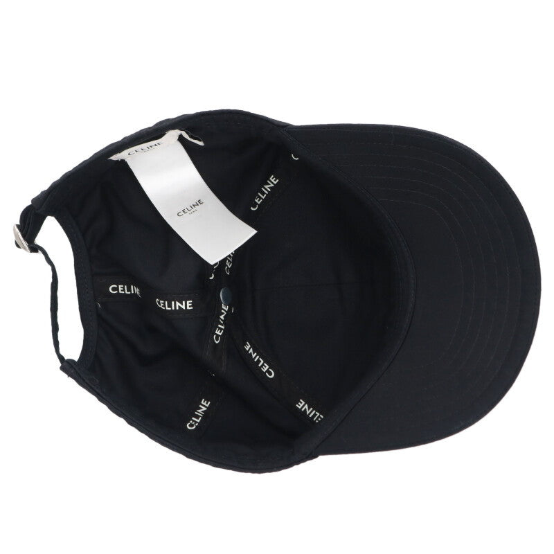 CELINE Cotton Logo Embroidered Cap Size ONE SIZE
