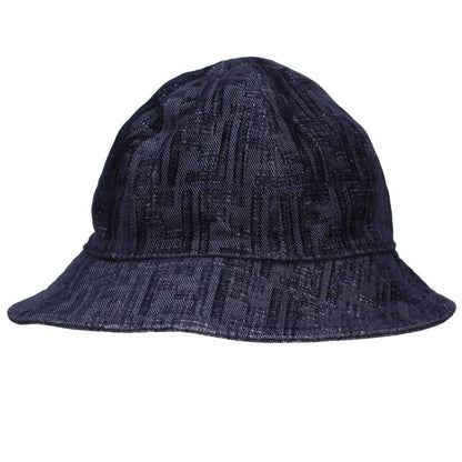 FENDI Zucca Denim Bucket Hat Indigo Size 30