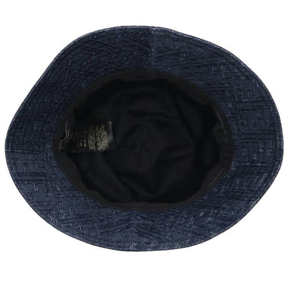 FENDI Zucca Denim Bucket Hat Indigo Size 30