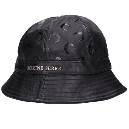 Marine Serre Moon Print Lamb Leather Bucket Hat Size M