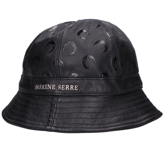 Marine Serre Moon Print Lamb Leather Bucket Hat Size M